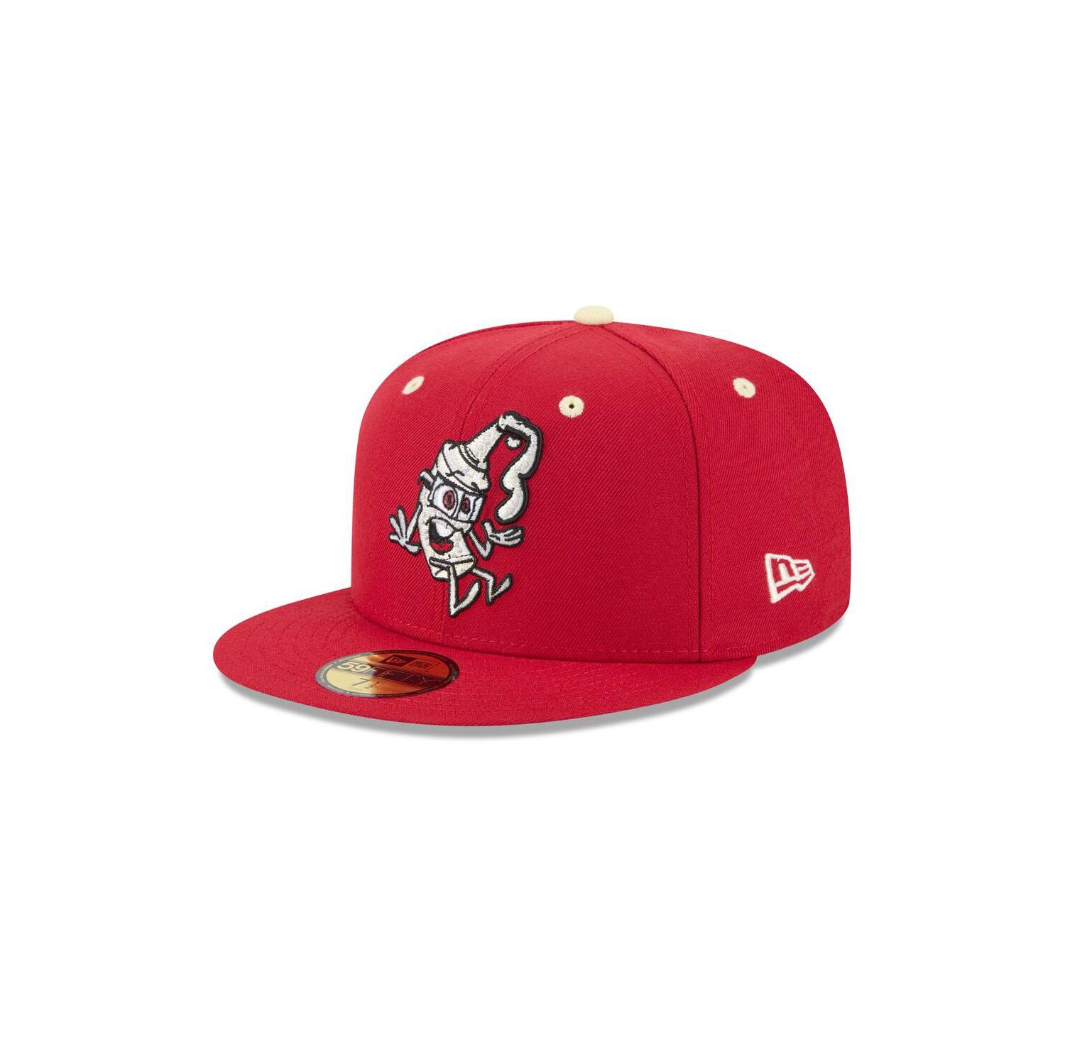 Men's Red Rocket City Trash Pandas Theme Nights 59FIFTY Fitted Hat