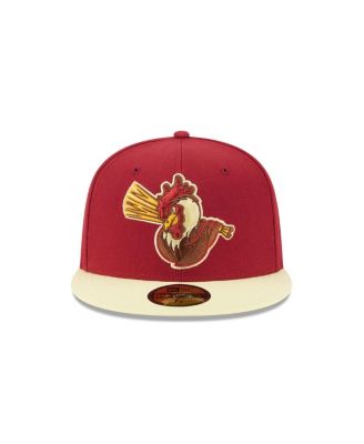 Мужская красная шляпа New Era Norfolk Tides Theme Nights 59, приталенная по фигуре.