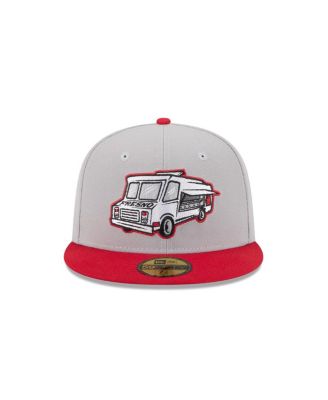 Мужская серая шляпа New Era Fresno Grizzlies Theme Nights 59 размера 