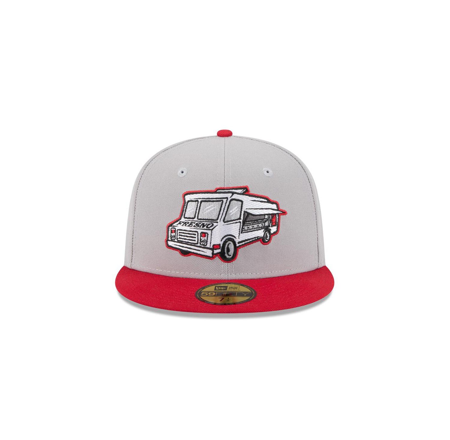 Men's Gray Fresno Grizzlies Theme Nights 59FIFTY Fitted Hat