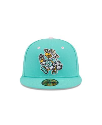 Мужская приталенная шляпа New Era бирюзового цвета от Biloxi Shuckers Theme Nights 59 за пятьдесят