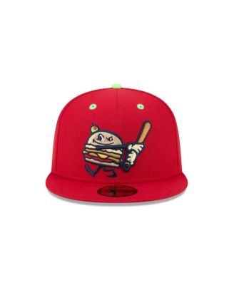 Мужская приталенная шляпа New Era красного цвета Akron RubberDucks Theme Nights 59 за пятьдесят