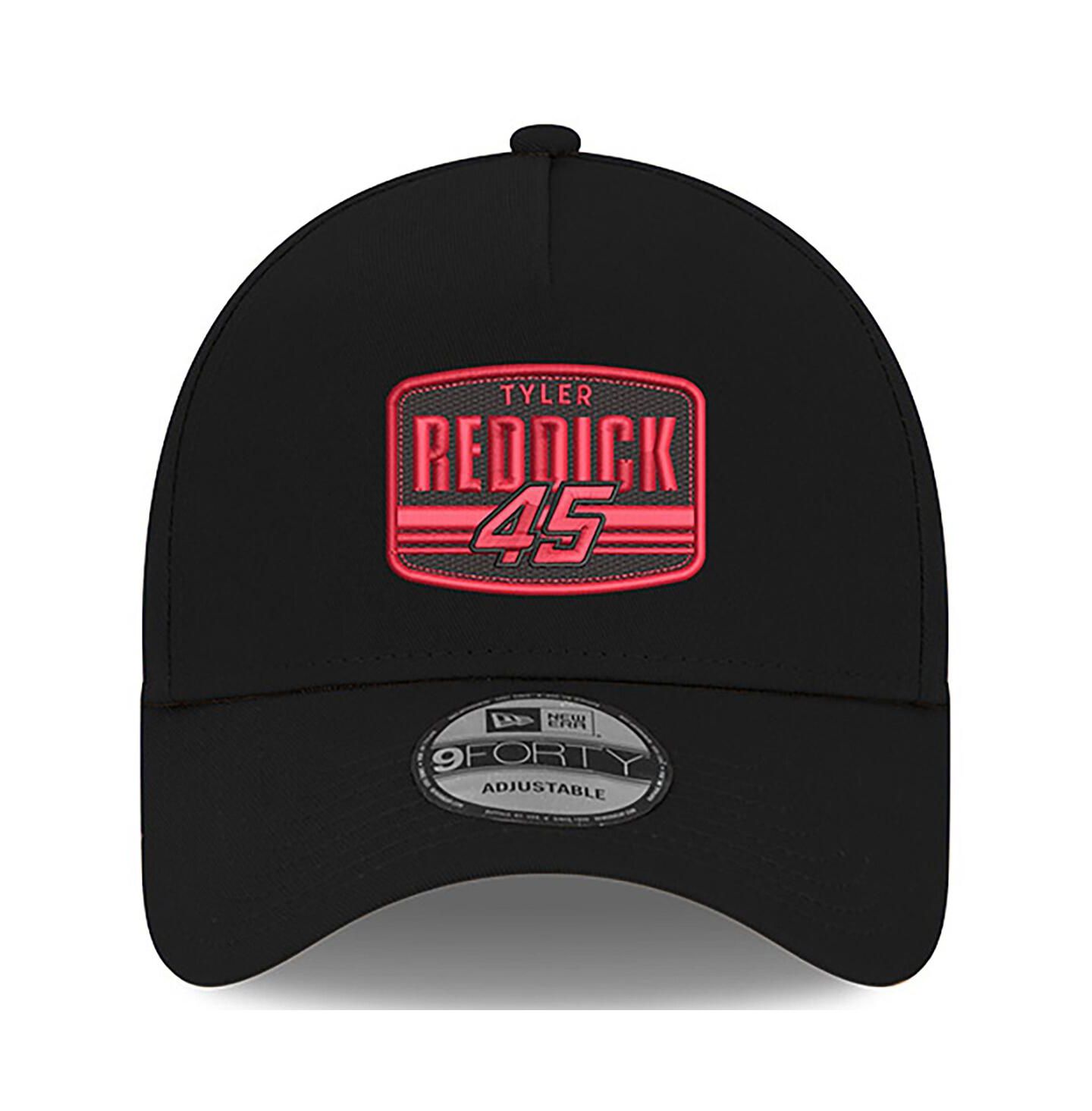Мужская кепка New Era Black Tyler Reddick 9FORTY A-Frame Patch Adjustable Hat — фото 2