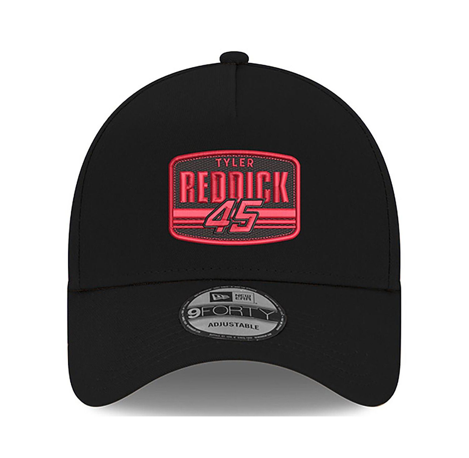 Men's Black Tyler Reddick 9FORTY A-Frame Patch Adjustable Hat