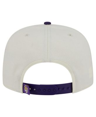 Men's White LSU Tigers Collegiate 9FIFTY A-Frame Snapback Hat