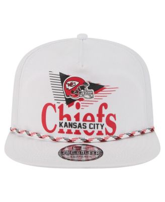 Мужская белая кепка-бейсболка для гольфа Kansas City Chiefs Collide от New Era