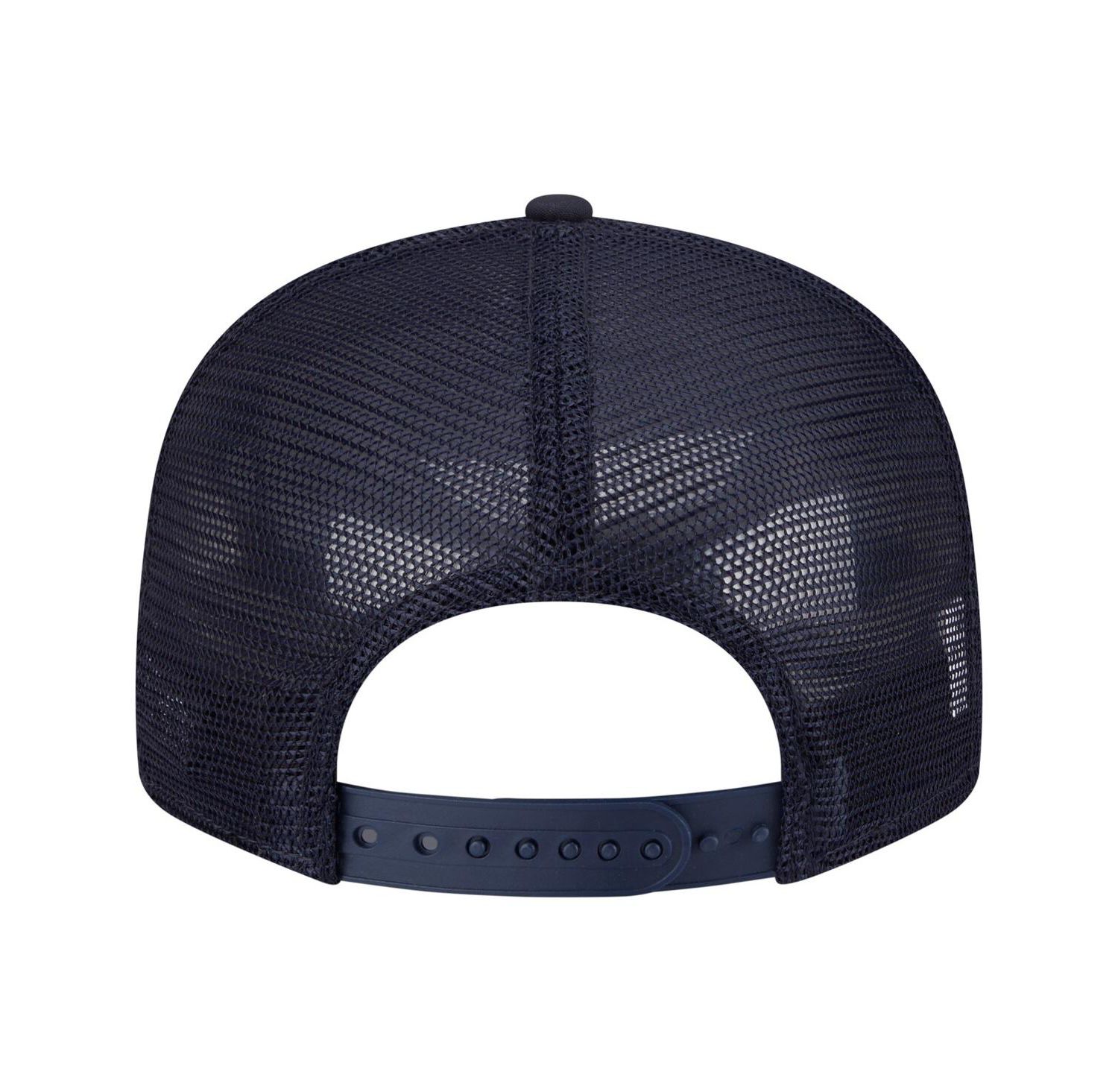 Men's Navy Penn State Nittany Lions Split Panel 9FIFTY Snapback Trucker Hat