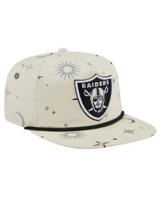 Men's Cream Las Vegas Raiders Celestial Golfer Adjustable Hat