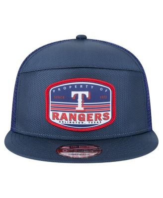 Мужская кепка-бейсболка дальнобойщика New Era Royal Texas Rangers с разрезной вставкой длиной 9 футов 5 дюймов