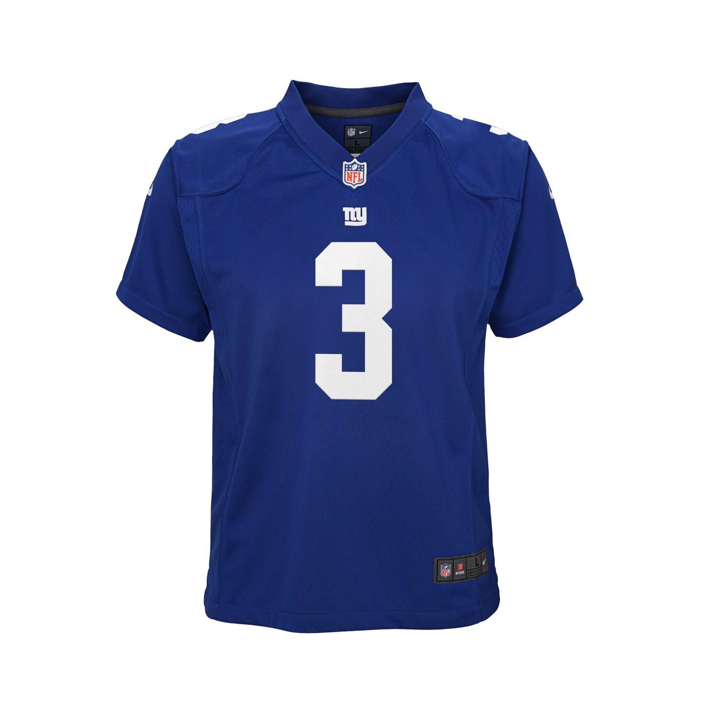 Детский топ Nike Russell Wilson Royal New York Giants Game Jersey — фото 2