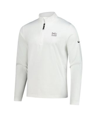 Мужская белая толстовка-пуловер с застежкой-молнией Nike FedEx St. Jude Championship Performance Victory