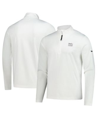 Nike - Men's&nbsp; White FedEx St. Jude Championship Performance Victory Quarter-Zip Pullover