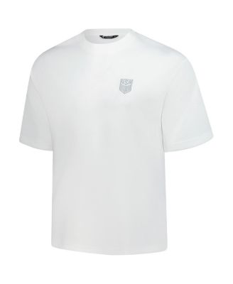 Levelwear Men's and Women's White USMNT Luxe Signature Knit T-Shirt