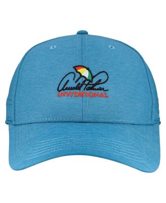 Впереди мужская и женская регулируемая шляпа Arnold Palmer Invitational Brezo бирюзового цвета