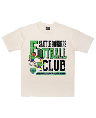 Мужская и женская кремовая футболка Peace Collective x Sesame Street в супертяжелом весе от Seattle Sounders FC