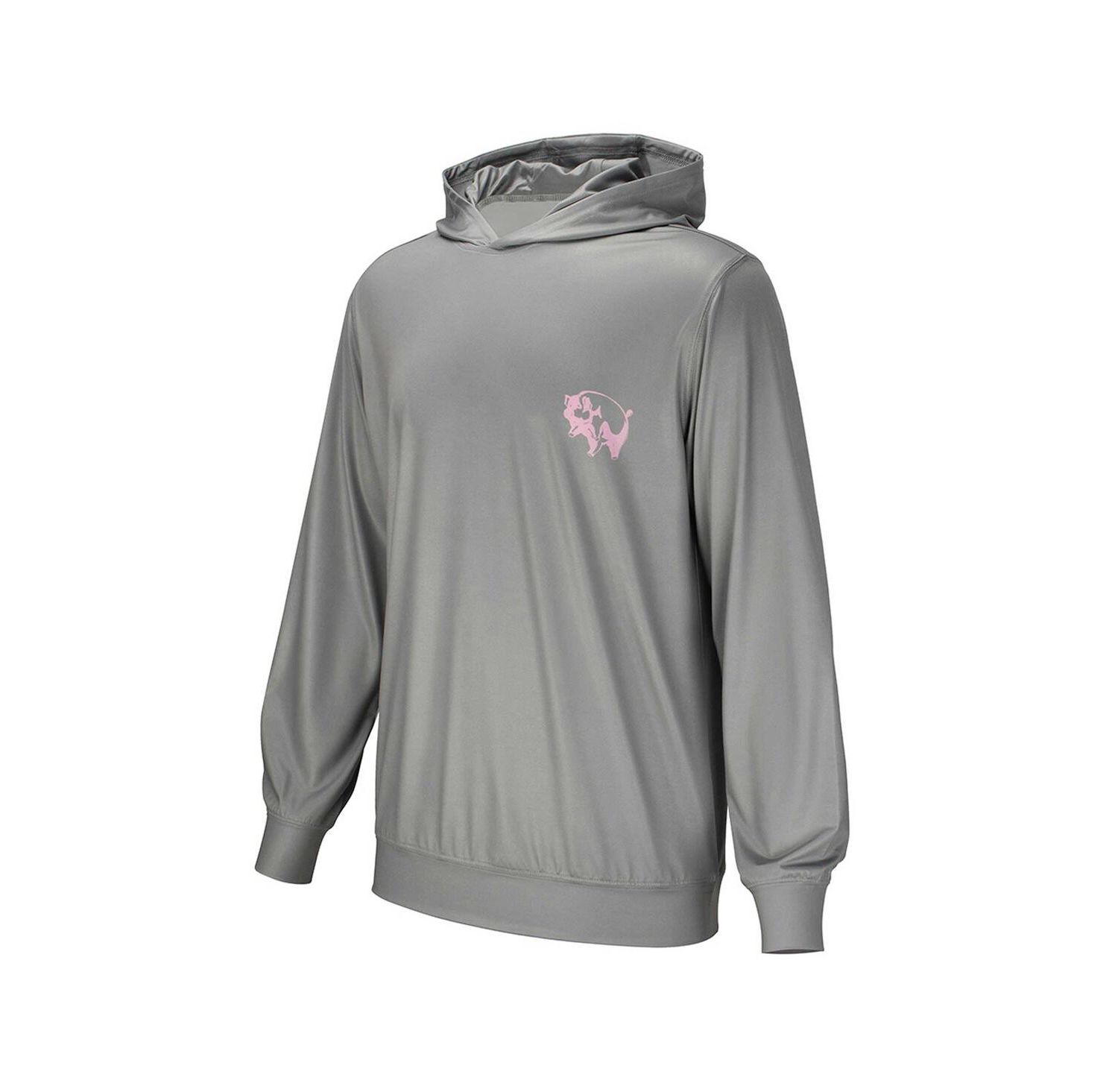 Men's and Women's Gray Pink Floyd Pigs Pullover Hoodie