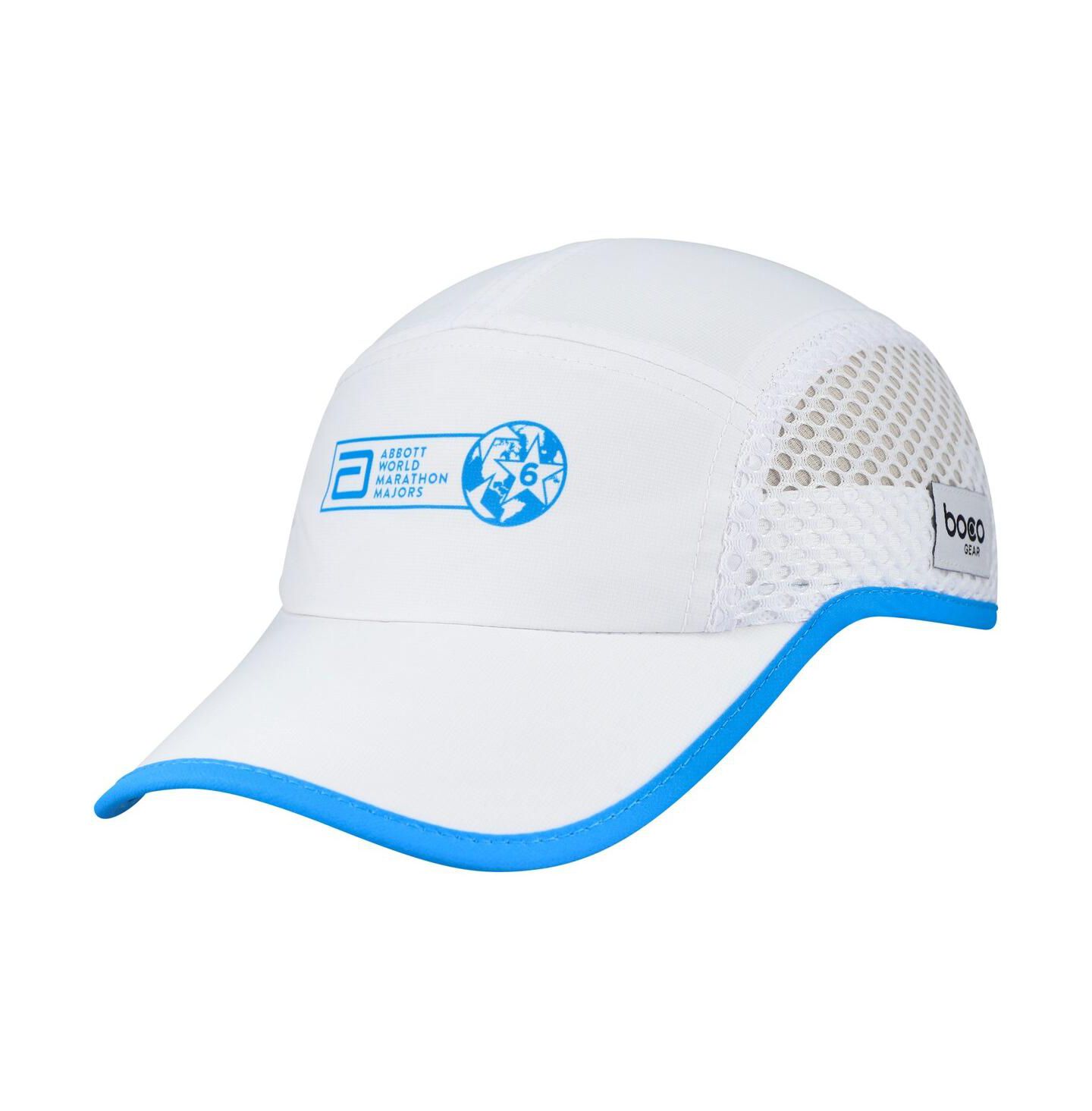 Кепка BOCO Gear White World Marathon Majors Running Mesh Adjustable Hat — фото 1