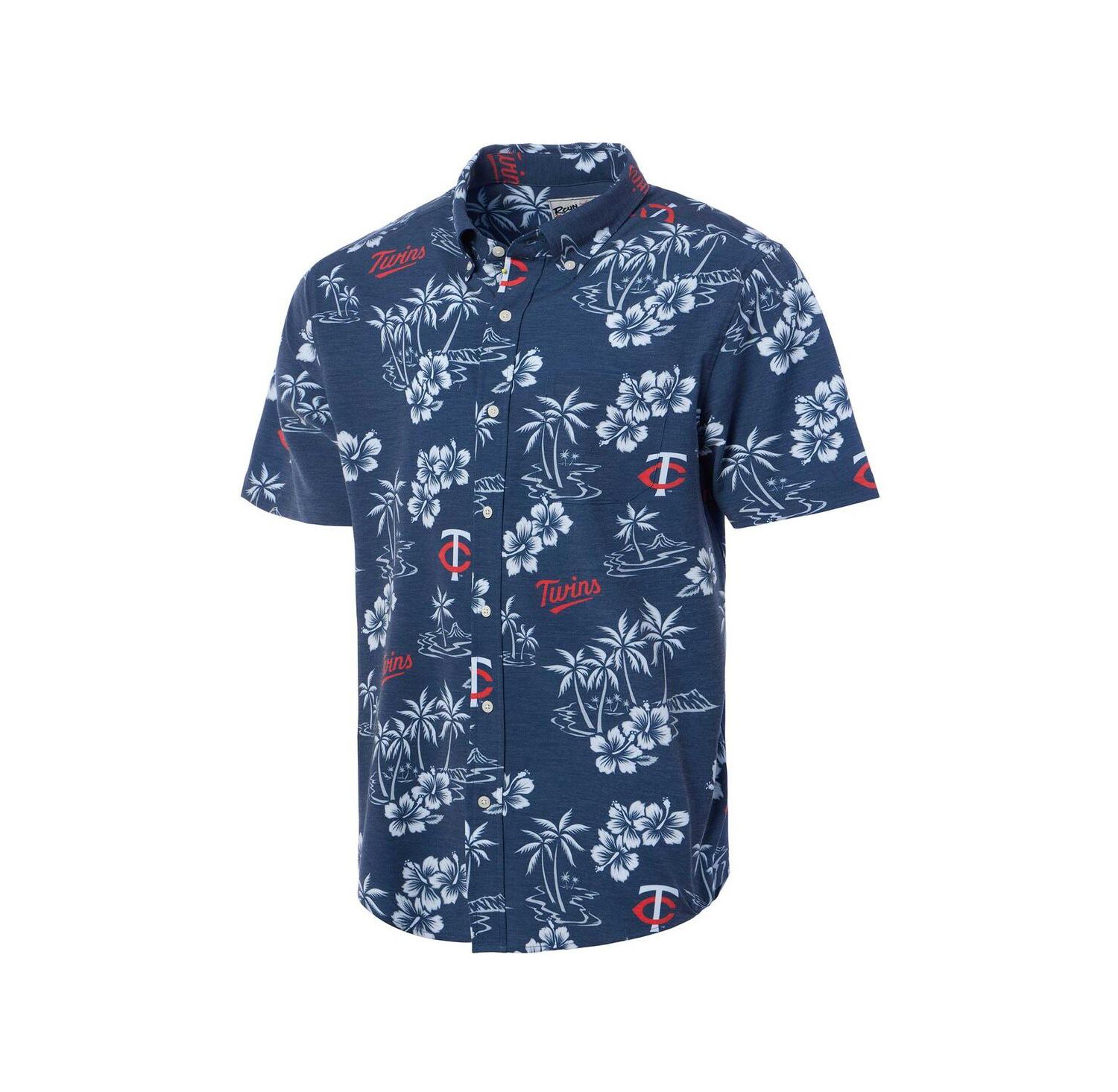 Men's Navy Minnesota Twins Kekai Button-Down Shirt