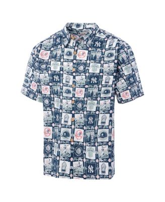 Мужская темно-синяя рубашка New York Yankees Champions Scenic на пуговицах от Reyn Spooner
