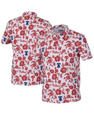 Reyn Spooner - Men's White Philadelphia Phillies Pua Performance Polo Shirt