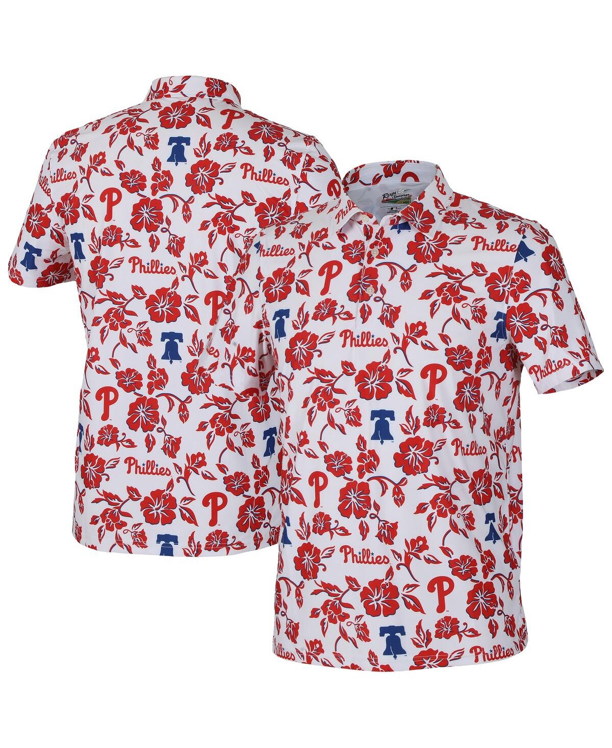 Men's White Philadelphia Phillies Pua Performance Polo Shirt - White