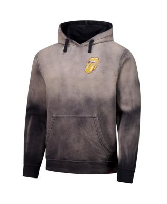 Men's and Women's Gray Rolling Stones x Los Angeles Lakers Collab Pullover Hoodie