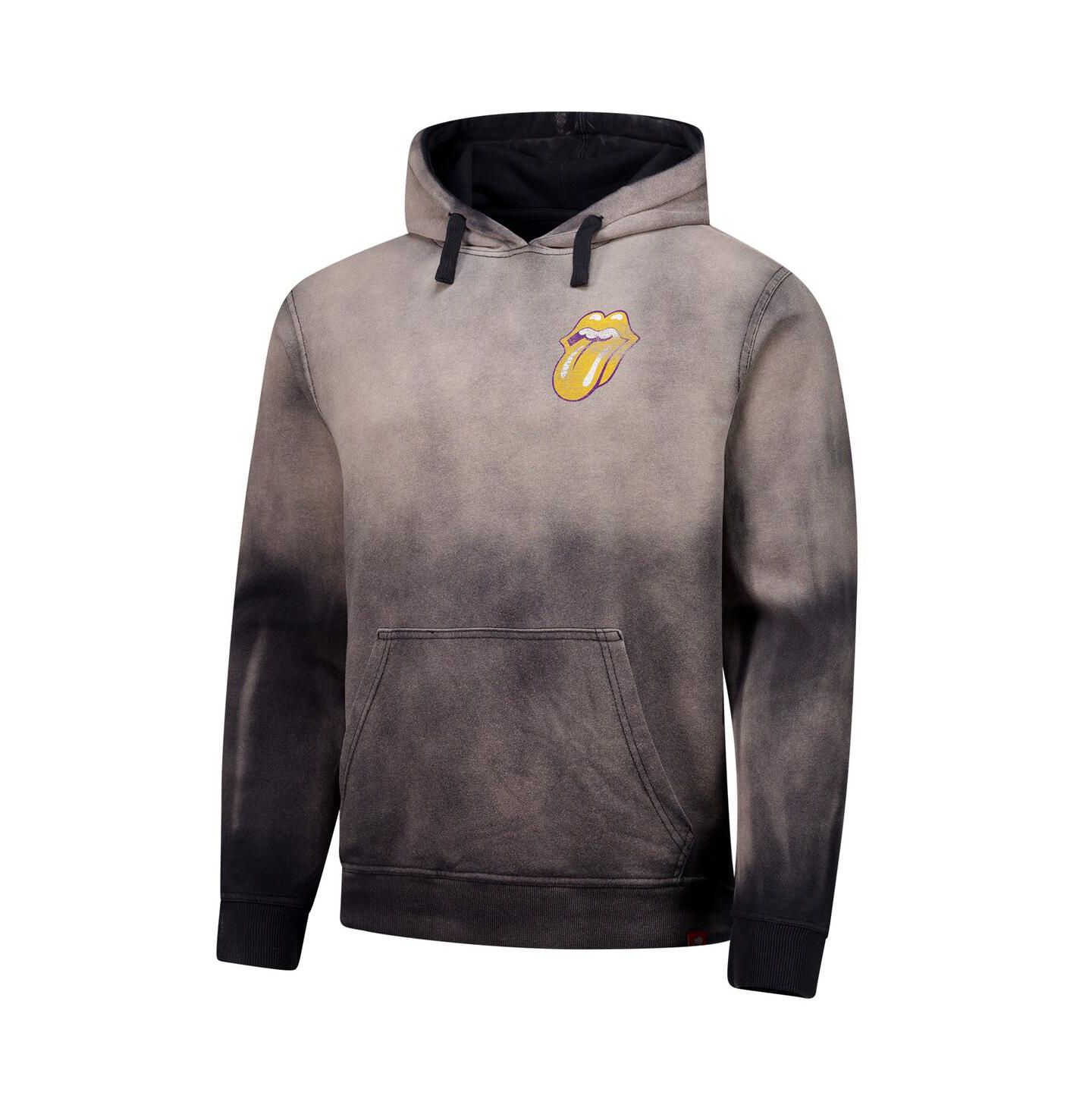 Худи Sportiqe Gray Rolling Stones x Los Angeles Lakers Collab Pullover — фото 2