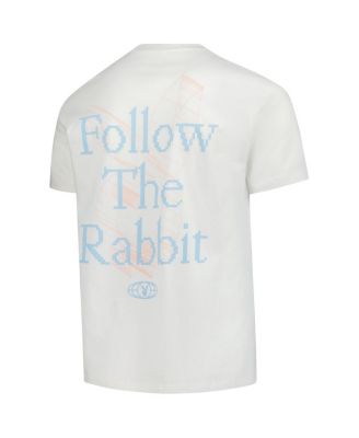 Men's White Playboy Follow The Rabbit T-Shirt