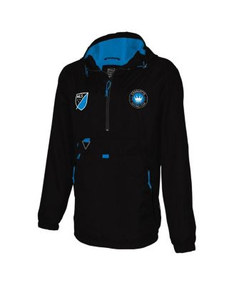 Мужская черная куртка с капюшоном на молнии Stadium Essentials Charlotte FC Competite