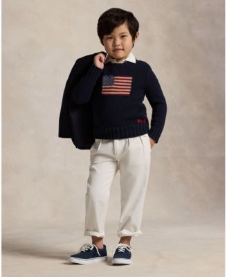 Toddler and Little Boys The Iconic Flag Sweater