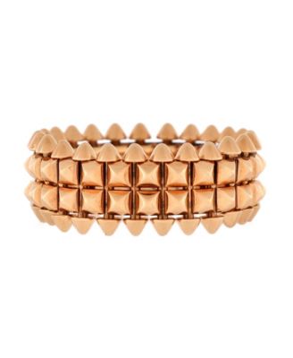Double Row Clash de Cartier Ring 18K Rose Gold