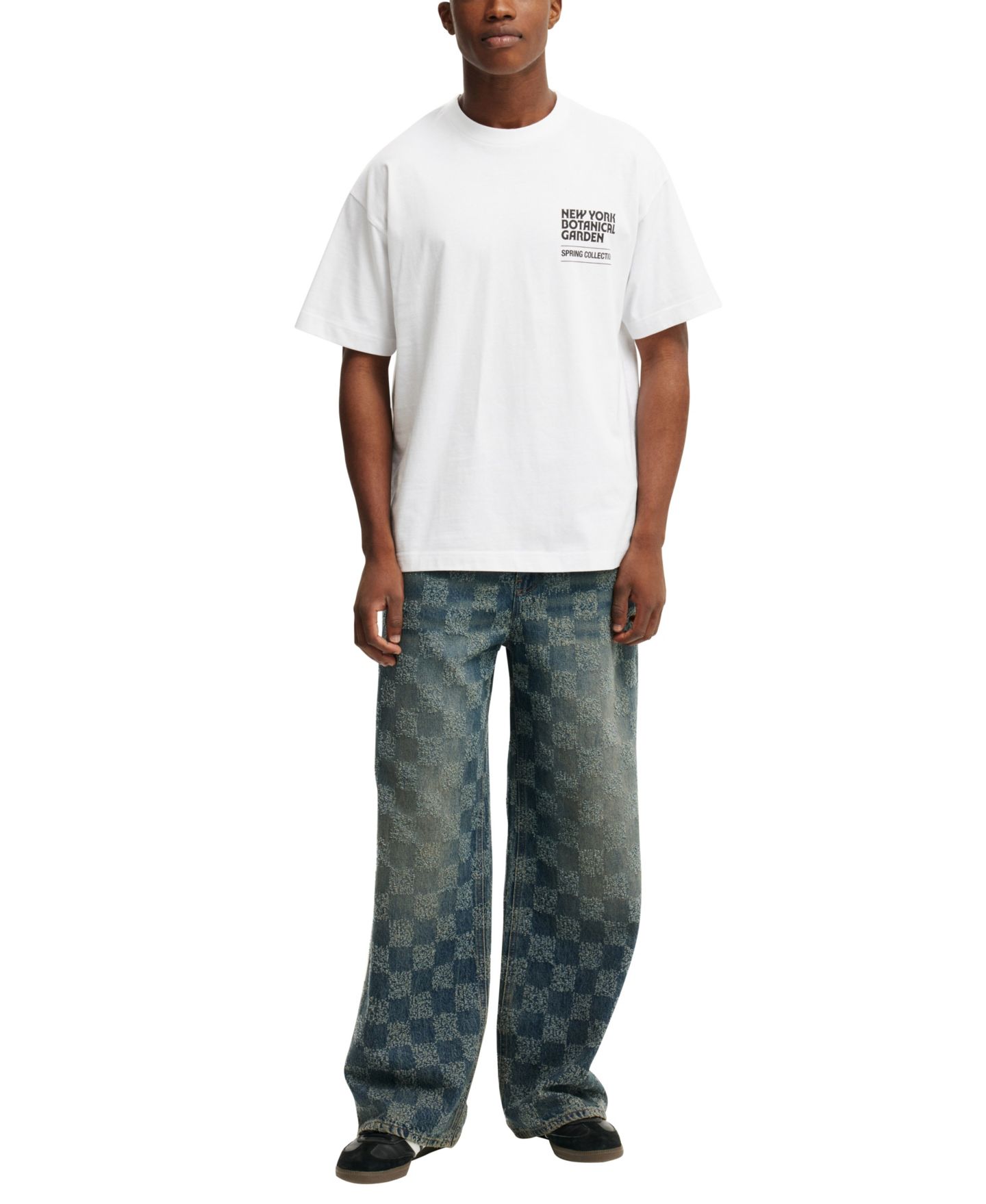Мужская футболка Cotton On Box Fit New York License, цвет: Белый — фото 6