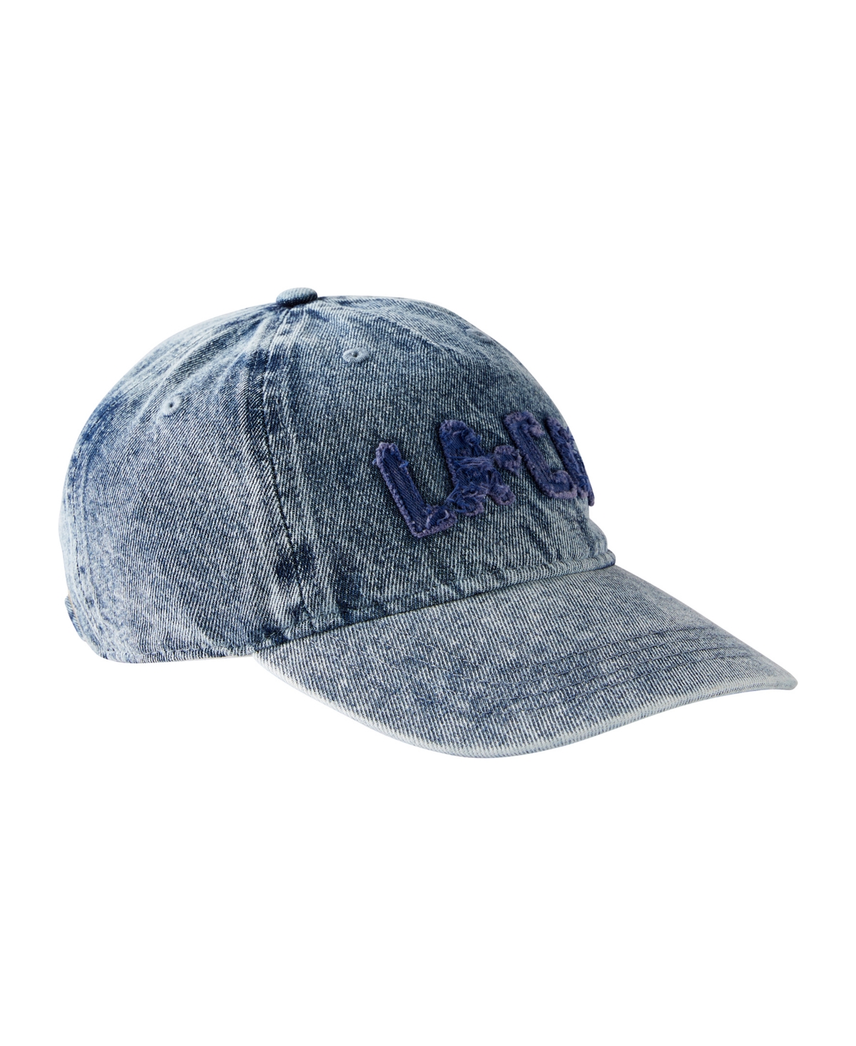 Men's 5 Panel Mid Cap - Indigo denim, La-Ca