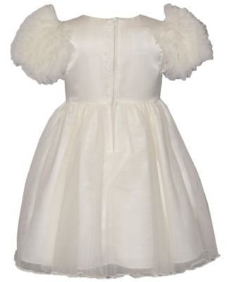 Toddler and Little Girls Puff Sleeved Party Dress