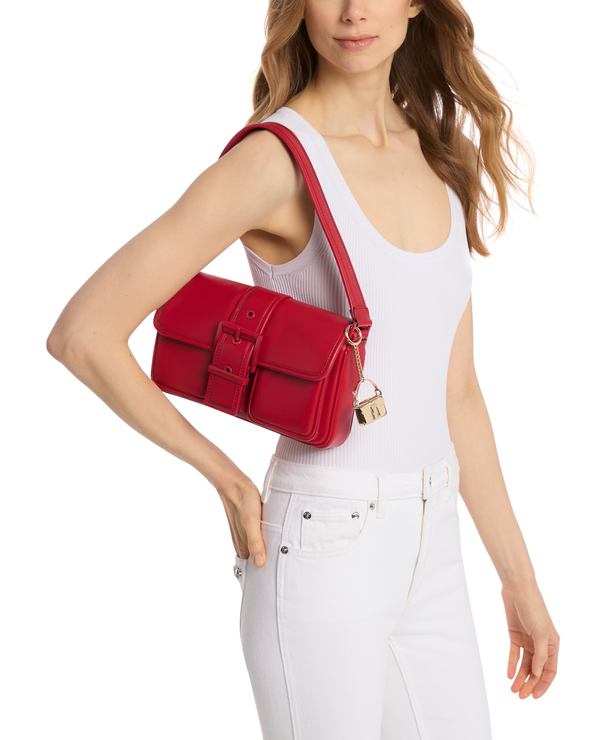 Michael Kors Michael  Colby Medium Leather Shoulder Bag