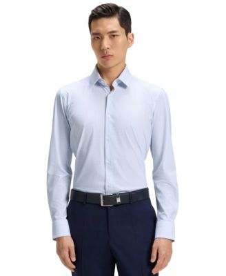 Hugo Boss - BOSS by  Men's Performance-Stretch Slim-Fit Dress Shirt