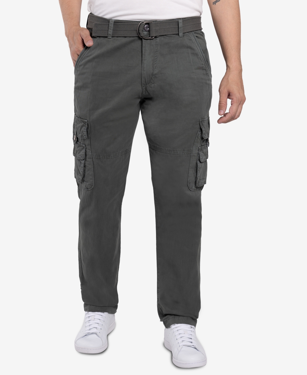 Men's Utility Cargo Pants - White