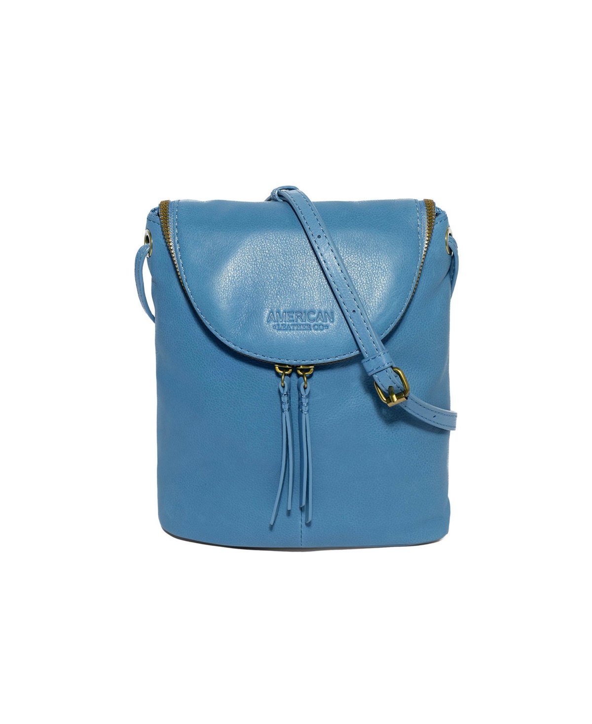 Hampton Large Zip Around Crossbody - Macadamia Smooth