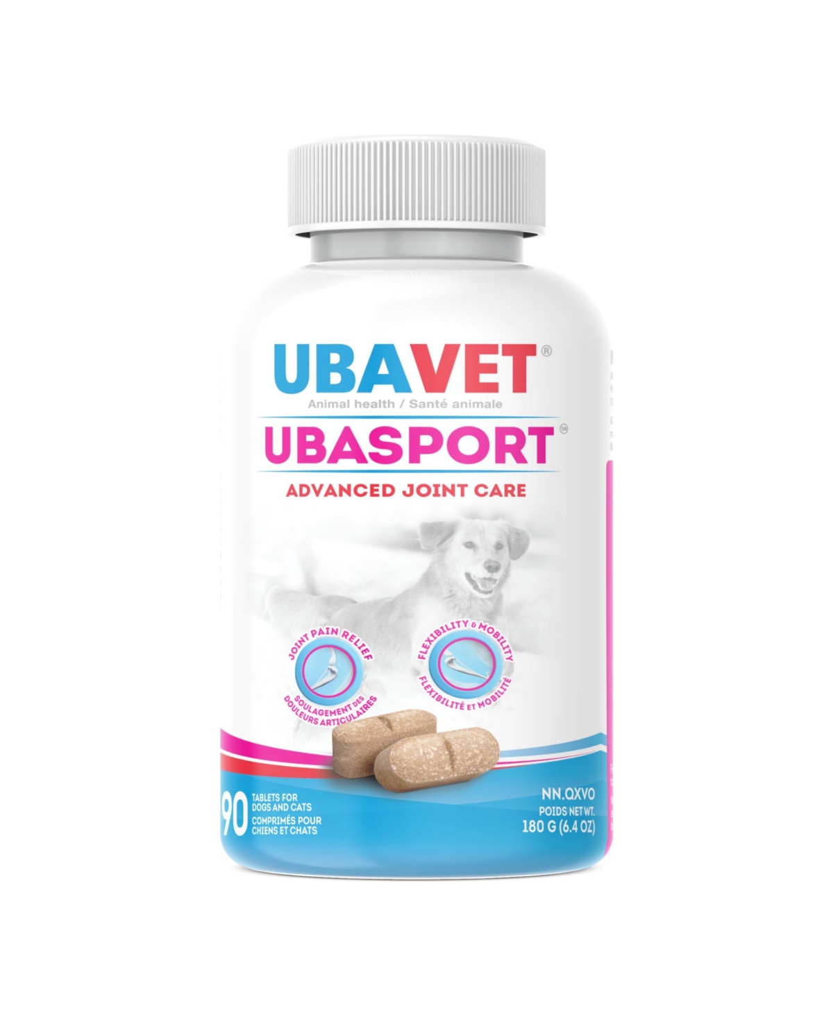Ubasport Advanced Joint Care Tablets for Dogs & Cats (90 ct)