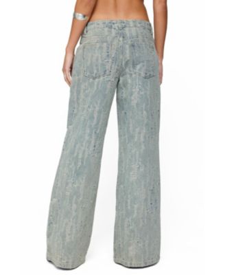 Женские джинсы с низкой посадкой Edicted Blaze из потертых тканей