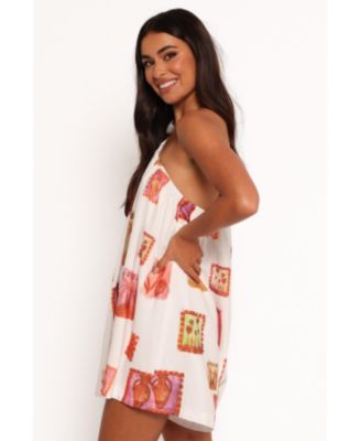 Женский комбинезон Mellie с лепестками и щенком на одно плечо