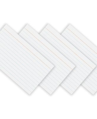 Index Cards Ruled Colored Heavy Weight Durable 3 X 5 Inch Plain Back Lined Note Cards for School Home and Office - 100 Cards - Enday