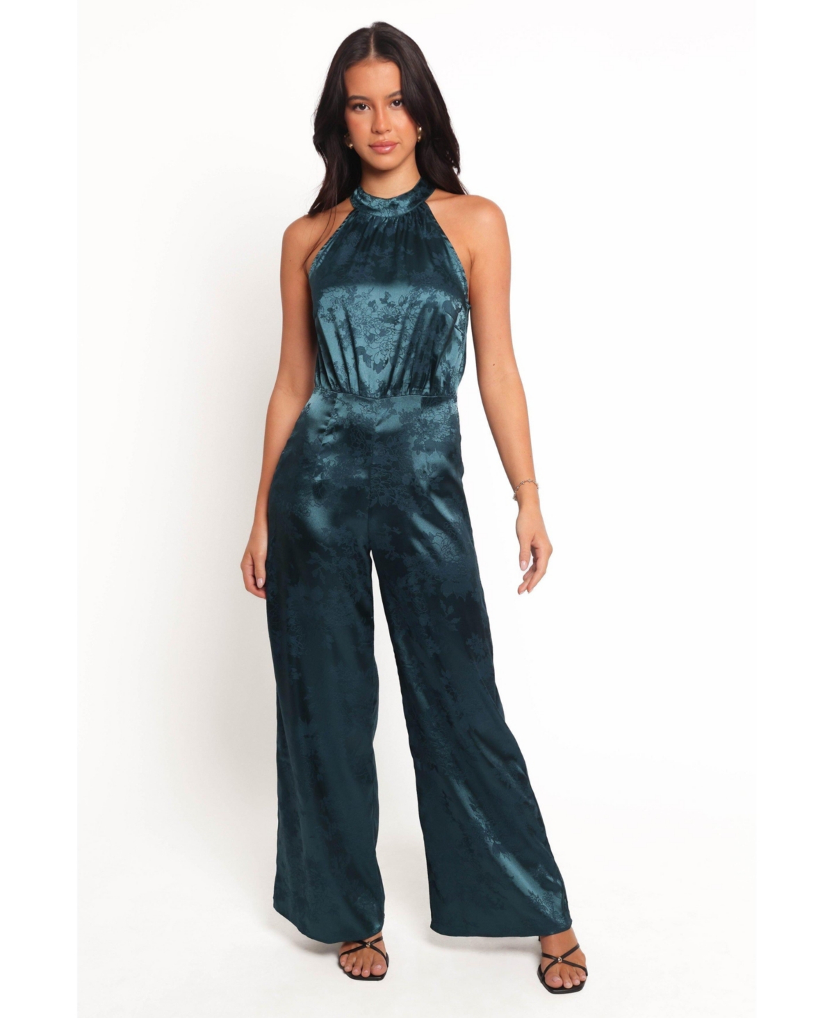 Women's Shellbie High Neck Jumpsuit - Teal