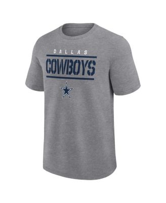 Мужская футболка Fanatics Heather Grey Dallas Cowboys Big Tall высшего качества от Fanatics