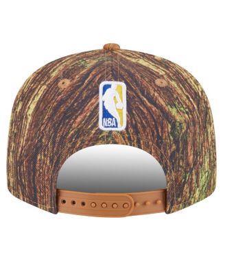 Men's Camo Golden State Warriors Victory Grove Forest Sneaker Pin 9FIFTY Snapback Hat