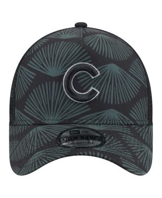 Мужская черная шляпа дальнобойщика с регулируемой оправой Chicago Cubs 9FORTY A-образной формы от New Era