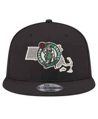 Men's Black Boston Celtics State Pride 9FIFTY Snapback Hat