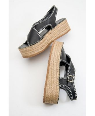 Bellezza Leather Platform Sandals