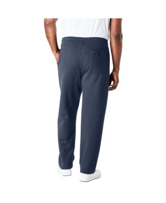 Big & Tall Fleece Open-Bottom Sweatpants