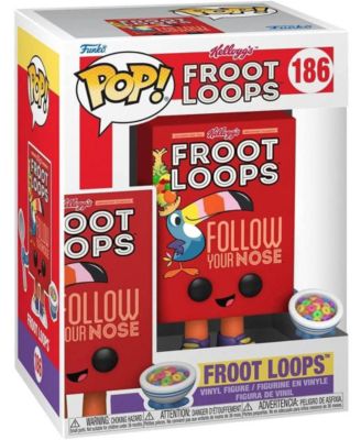 Kelloggs POP Vinyl Figure | Froot Loops Cereal Box